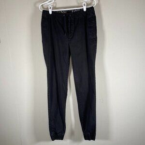 Amplify Khaki Joggers Men's Small Low Rise Black Casual